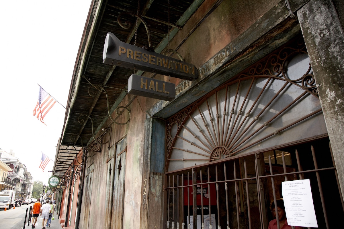 Preservation Hall in New Orleans