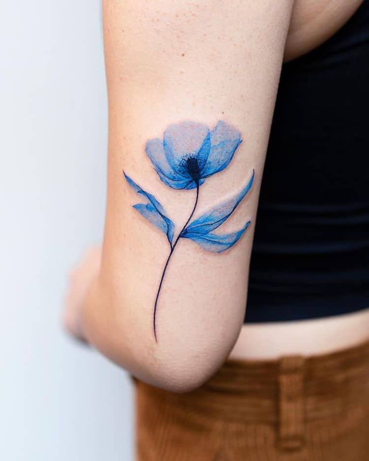 Blue Tattoos by Pokhy