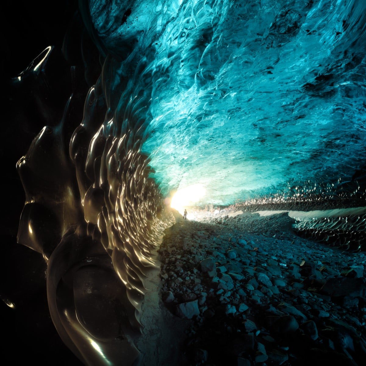 Iceland Ice Caves by Ryan Newburn