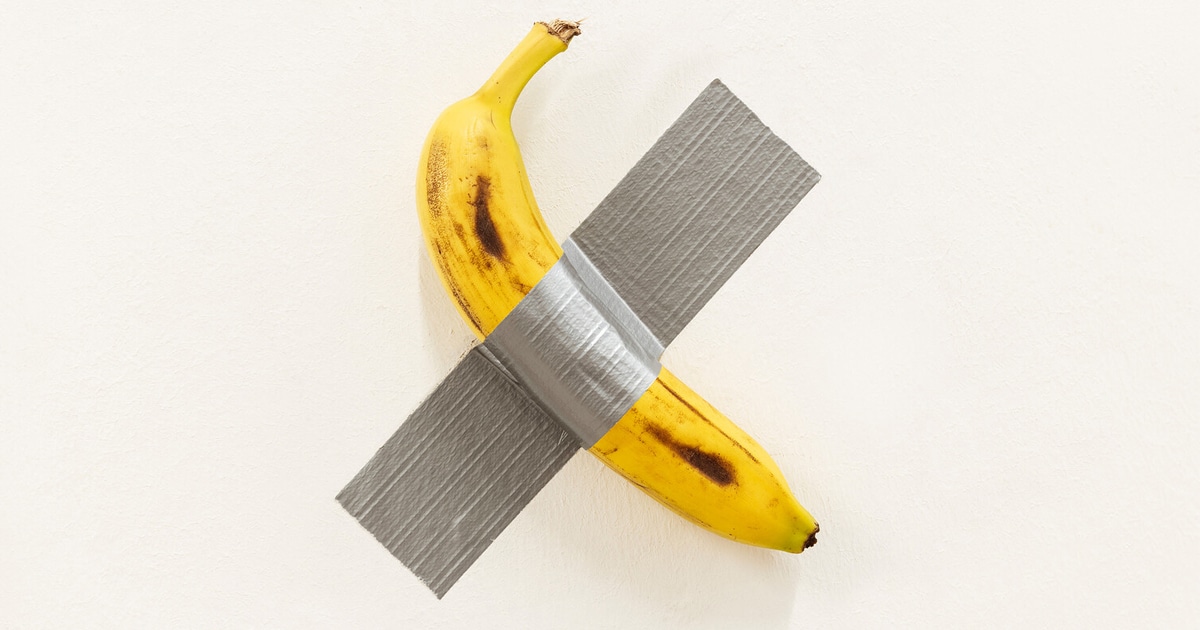 Korean Student Eats Maurizio Cattelan's Banana For Breakfast