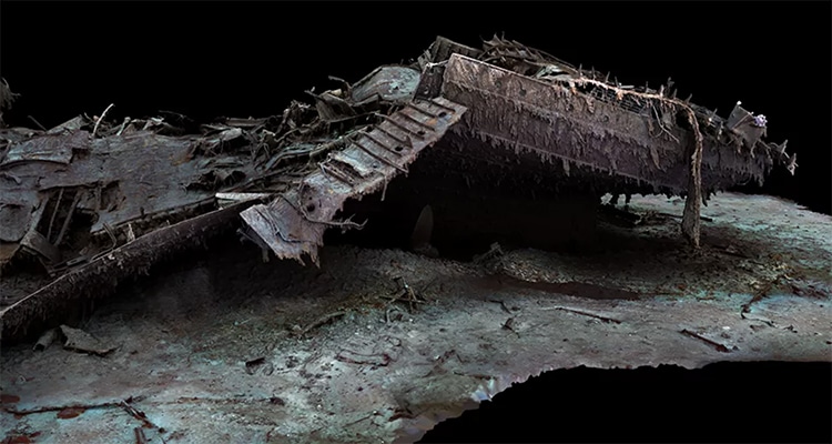 Cutting-Edge 3D Scans of the Titanic Used to Create First 3D Digital Twin