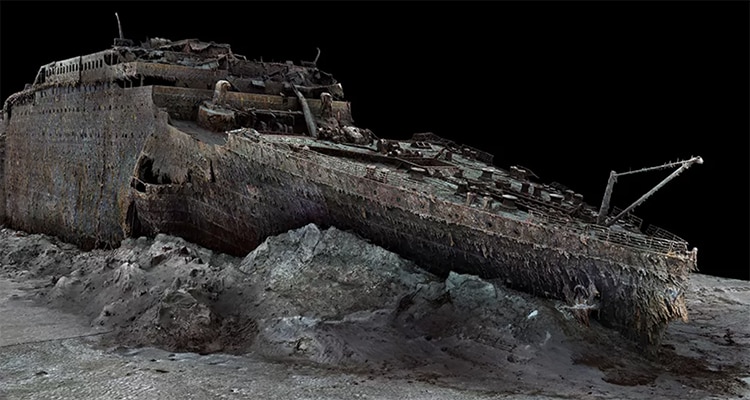 Cutting-Edge 3D Scans of the Titanic Used to Create First 3D Digital Twin