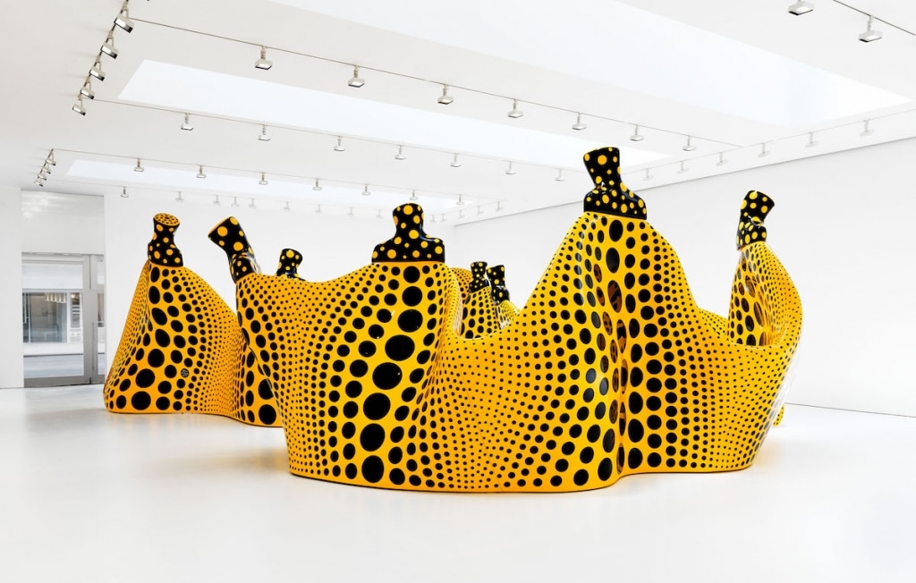 New Yayoi Kusama Exhibition in NYC Features Massive Sculptures