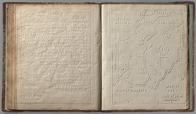 Explore a 19th-Century Atlas With Raised Maps for Blind Readers