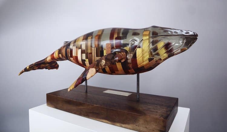 Wood and Resin Animal Sculptures by Blake McFarland