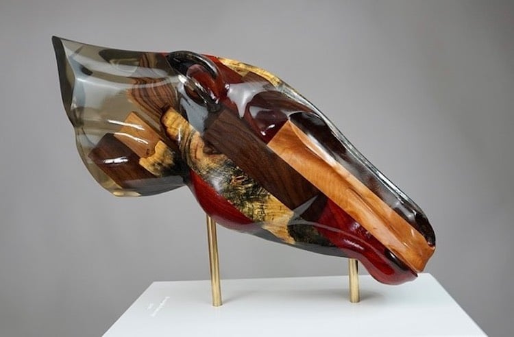 Wood and Resin Animal Sculptures by Blake McFarland