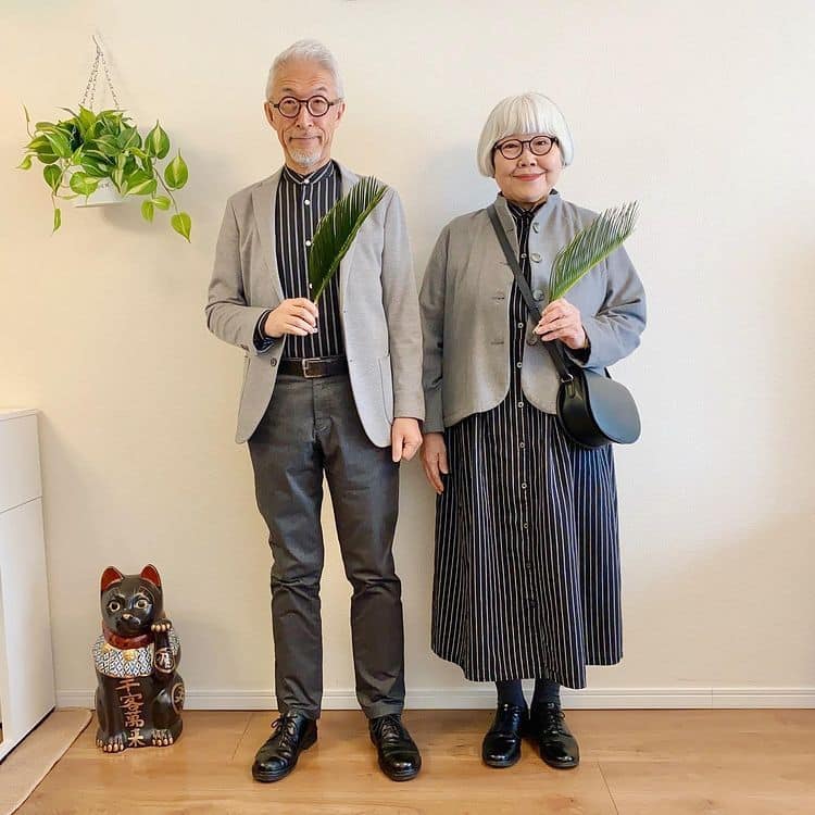 Japanese Couple Wear Coordinating Outfits