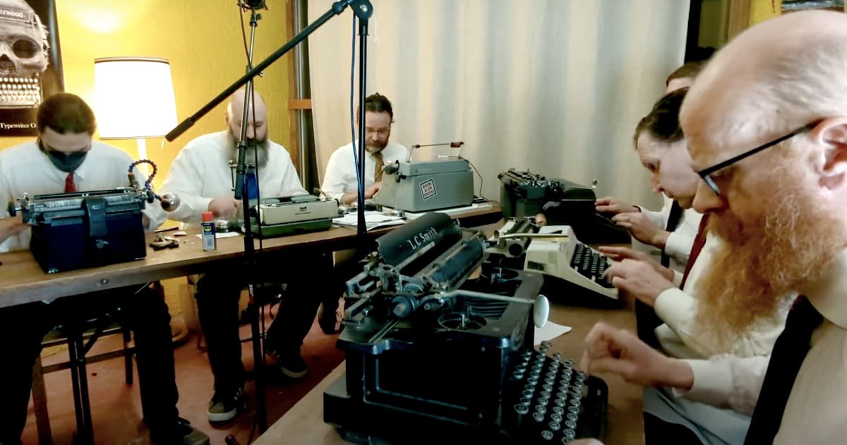 Listen to a Band That Plays Typewriters as Musical Instruments