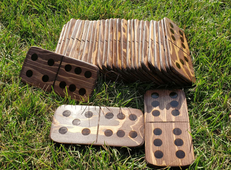 Giant Wooden Yard Dominoes