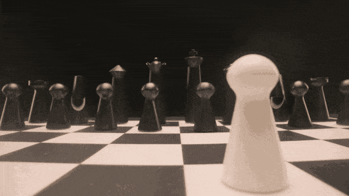 Automatic chess game #30 — ndlssP — fxhash