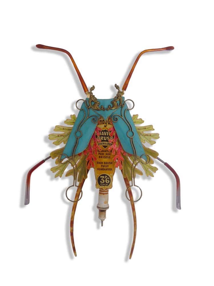 Upcycled Sculptures of Bugs by Mark Oliver