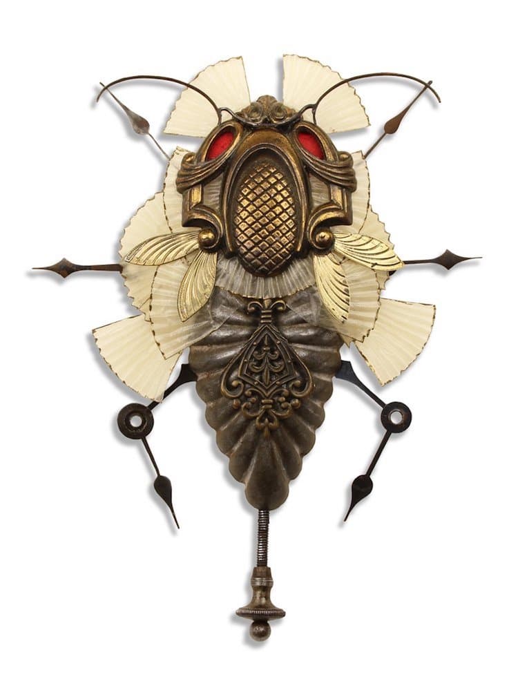 Upcycled Sculptures of Bugs by Mark Oliver