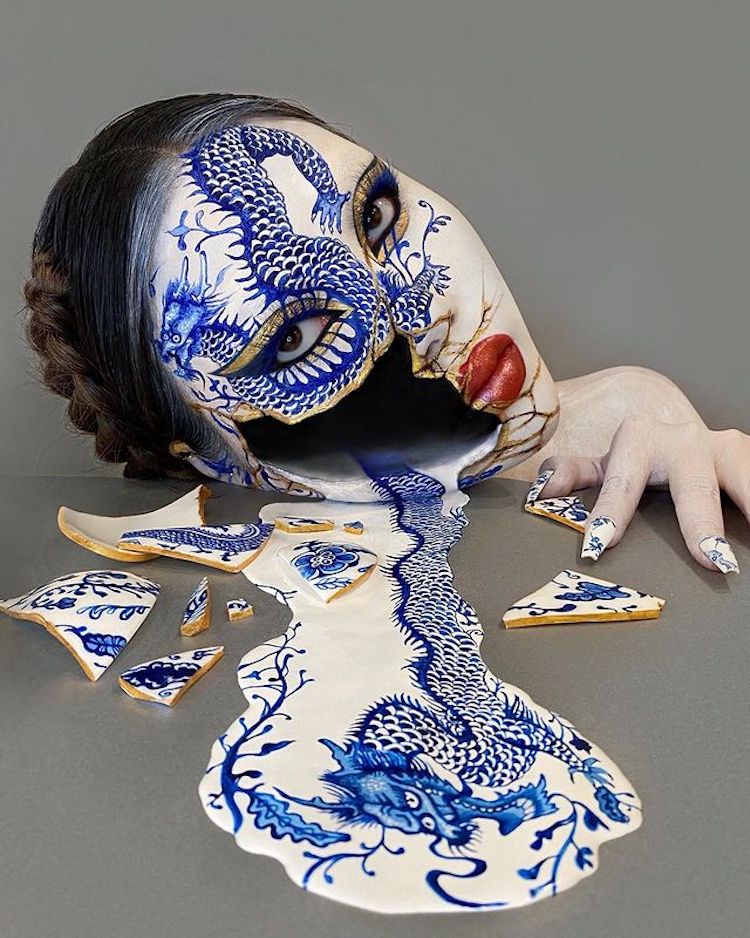 These Optical Illusions Are Actually Humans Masked in Body Paint