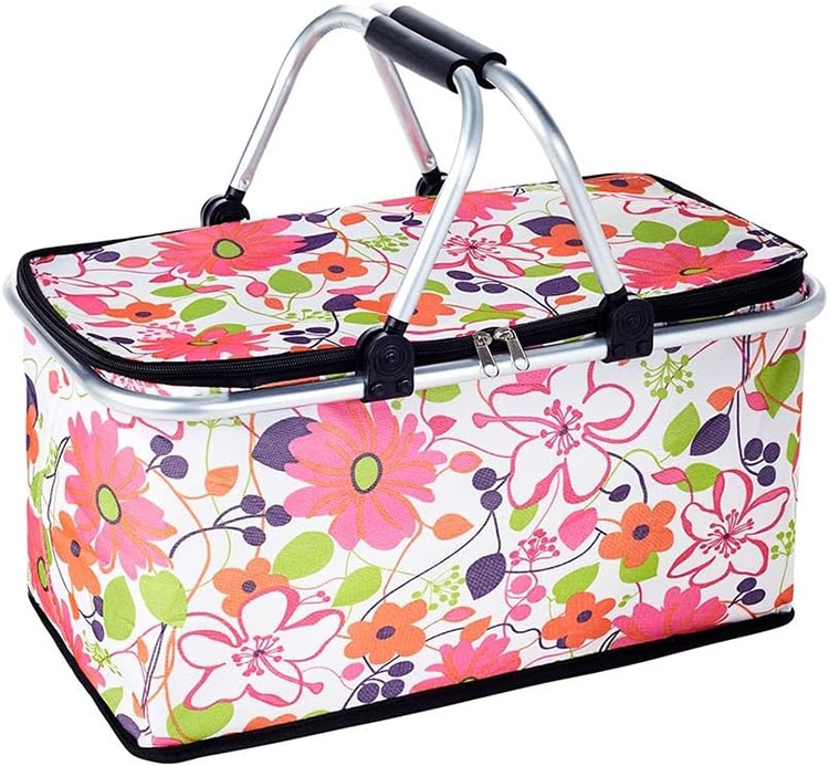 colorful picnic cooler