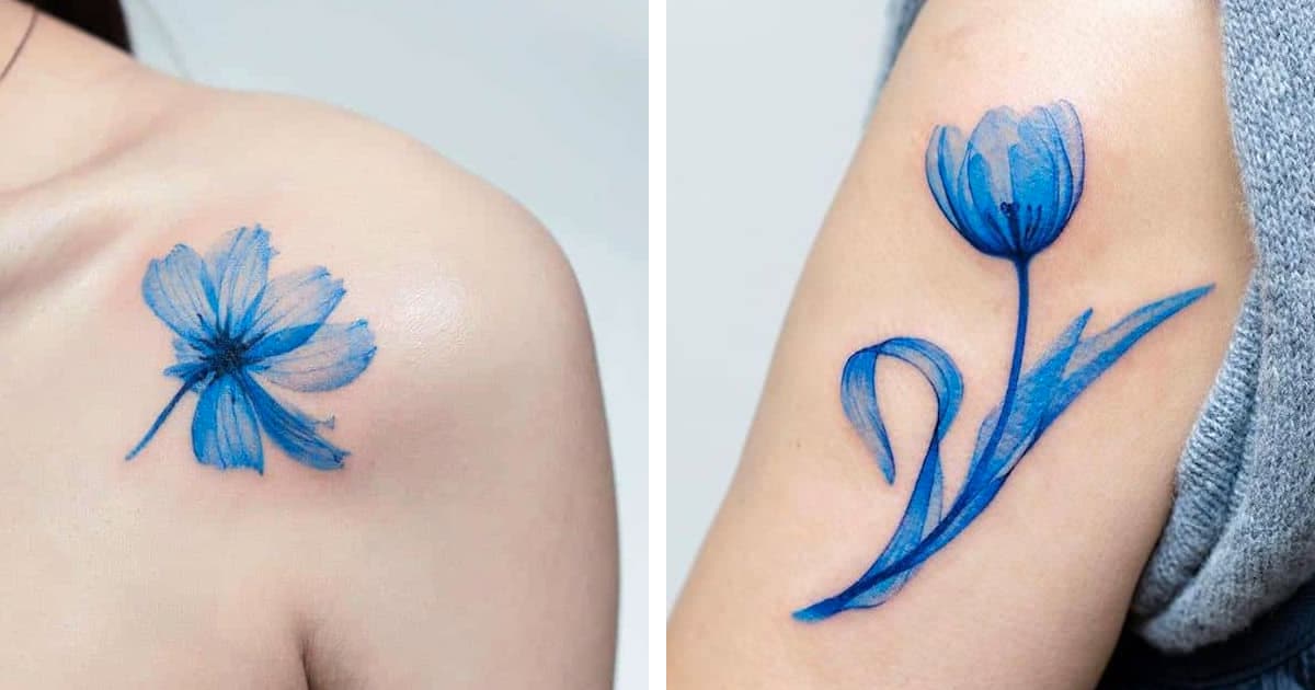 Top 81 Best Blue Rose Tattoo Ideas  2021 Inspiration Guide