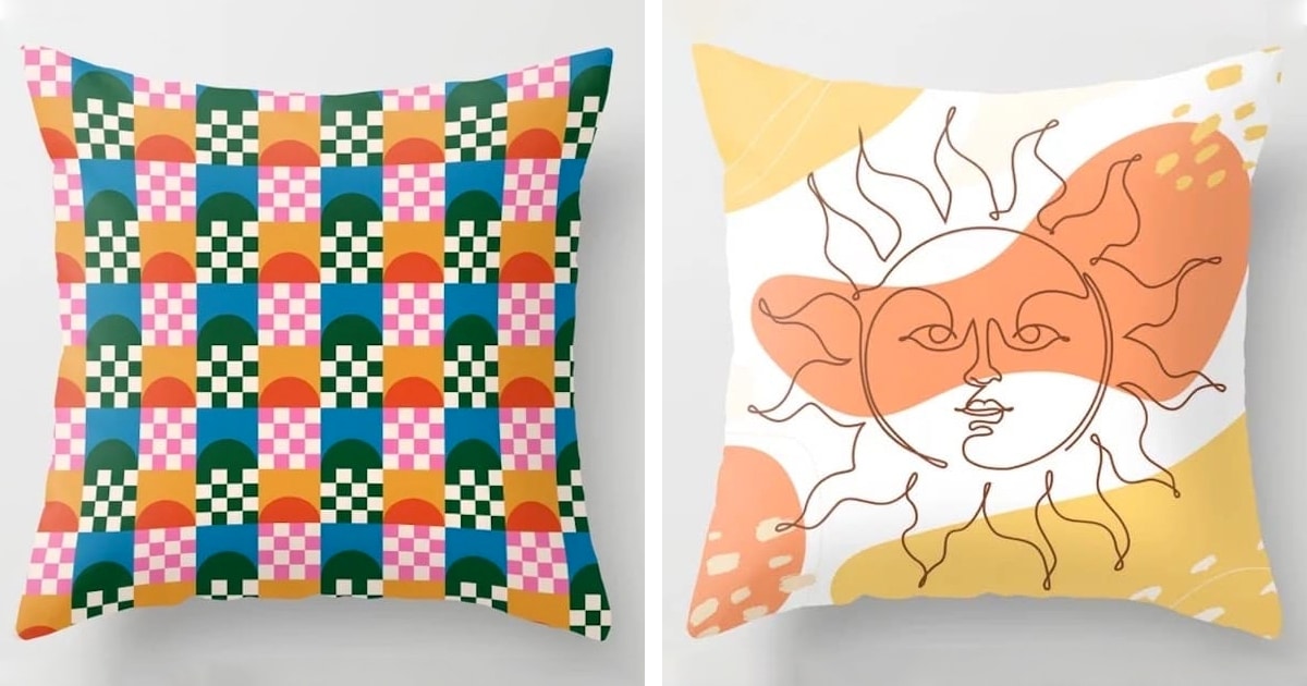 25 Unique Throw Pillow Covers for a Summer Refresh