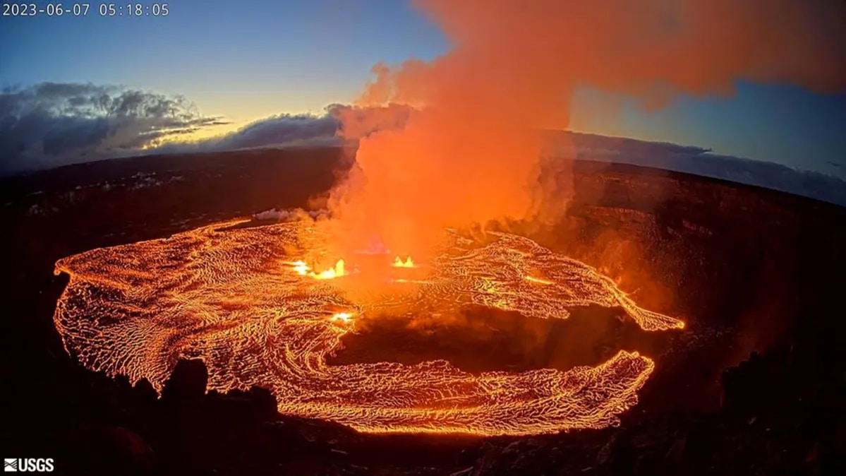 Kilauea Volcano Eruption