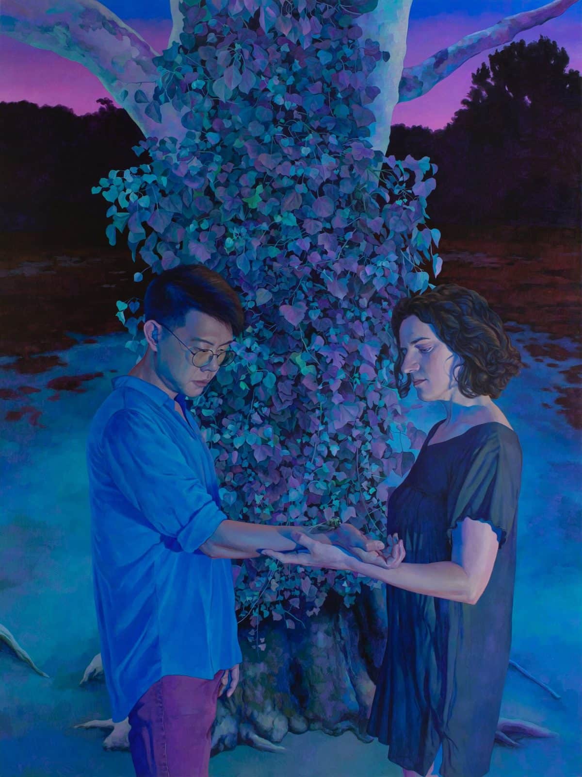 Painting by Xiao Wang