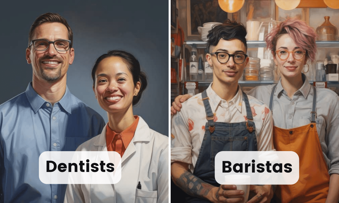 Here's What AI Thinks Average Professionals Look Like