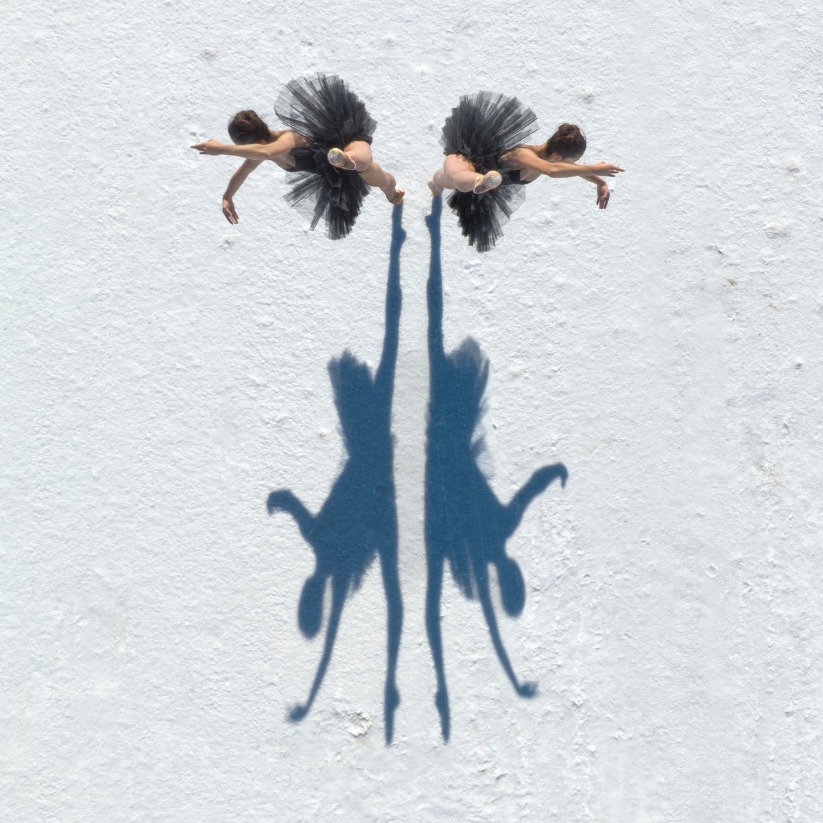 Ballet dancer Sasonah Huttenbach photographed by Brad Walls at Utah's Bonneville Salt Flats