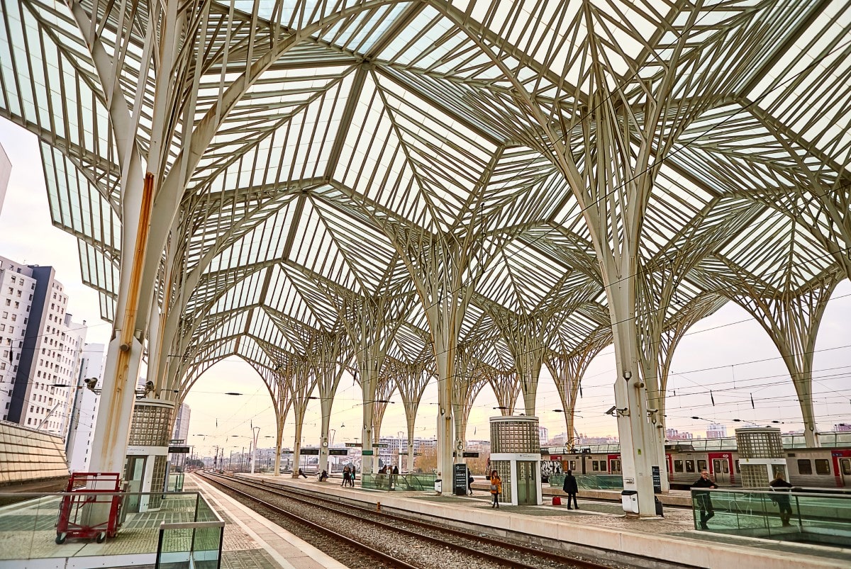 Gare do Oriente, Lisbon, Portugal