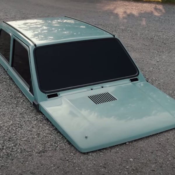 This Creative Concept Design Turns a VW Bus Into a Luxury Pontoon Boat