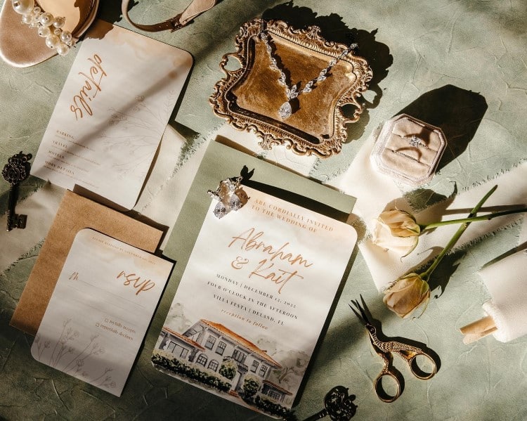 Hand Lettered Wedding Invitations by Danison Fronda