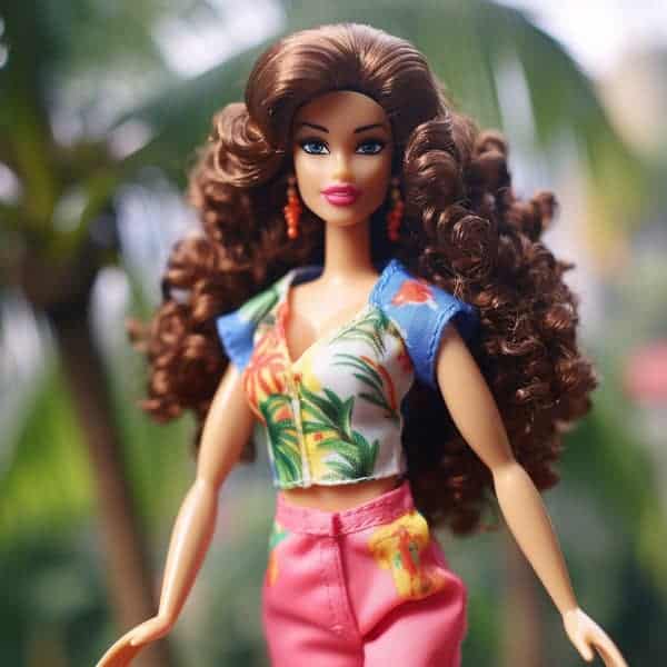 AI Generated Barbies to Represent Florida