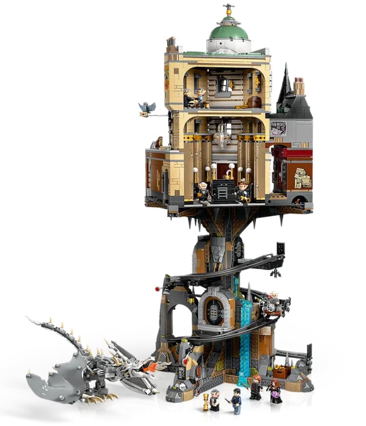 details of Gringotts Bank LEGO set from Harry Potter