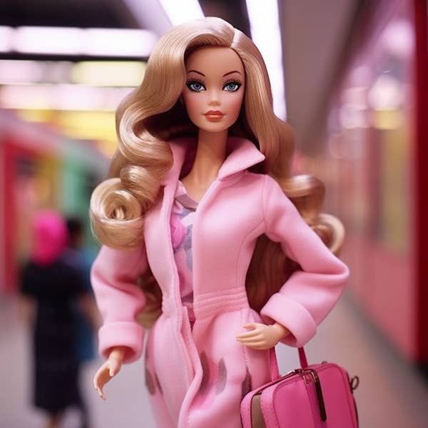 AI Generated Barbies to Represent Illinois
