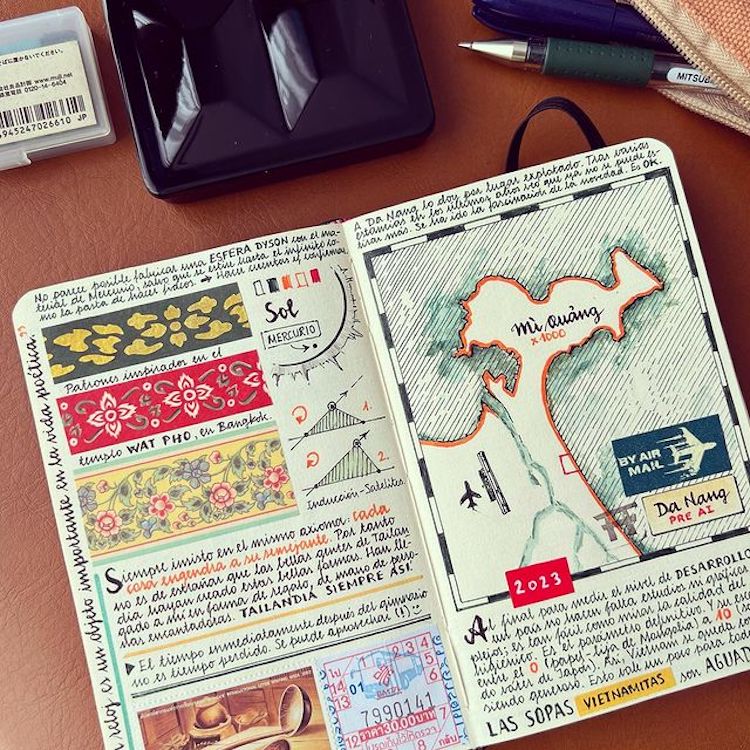 Creative Travel Sketchbooks by Jose Naranja