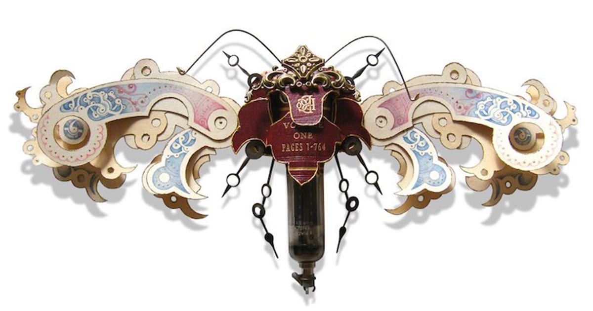 Scrap Parts Are Upcycled Into Charming Bug Sculptures