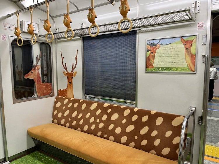 Nara Deer Train in Japan