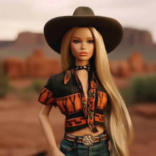 AI Generated Barbies to Represent New Mexico