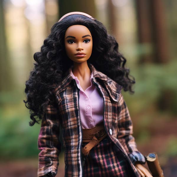 AI Generated Barbies to Represent Oregon