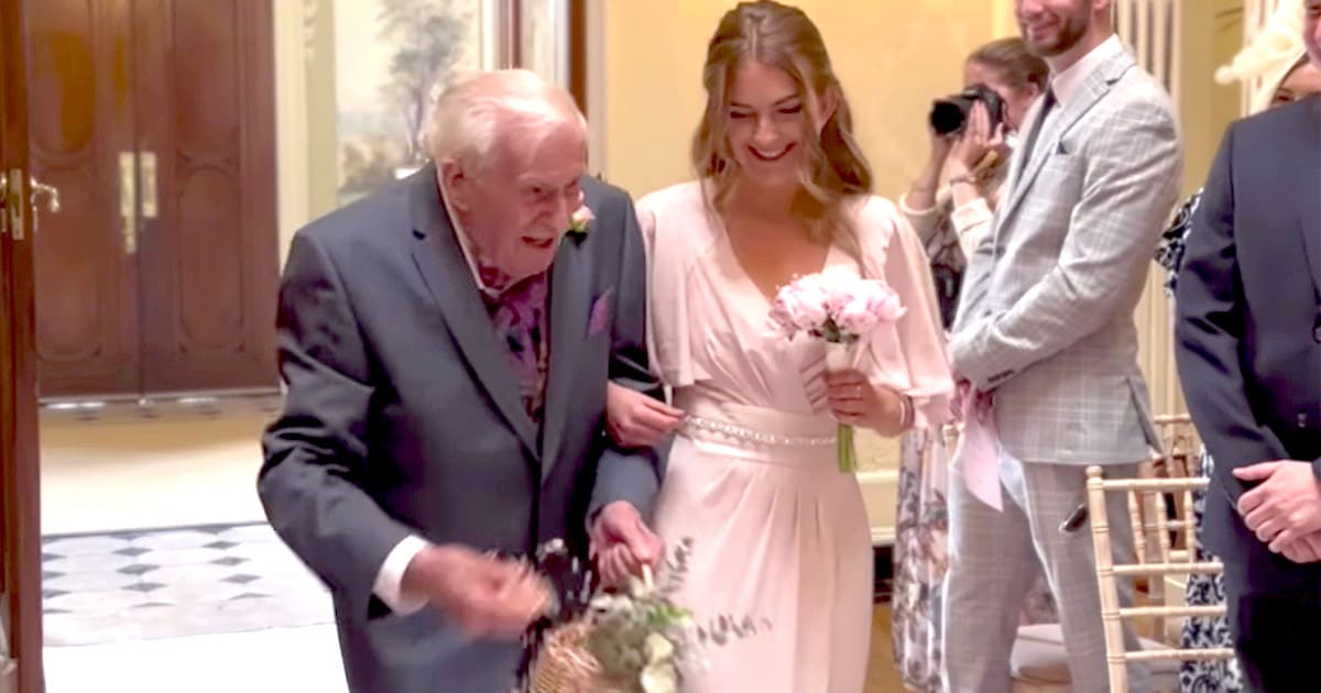 95 y/o Illness to “Flower Grandpa” at Wedding