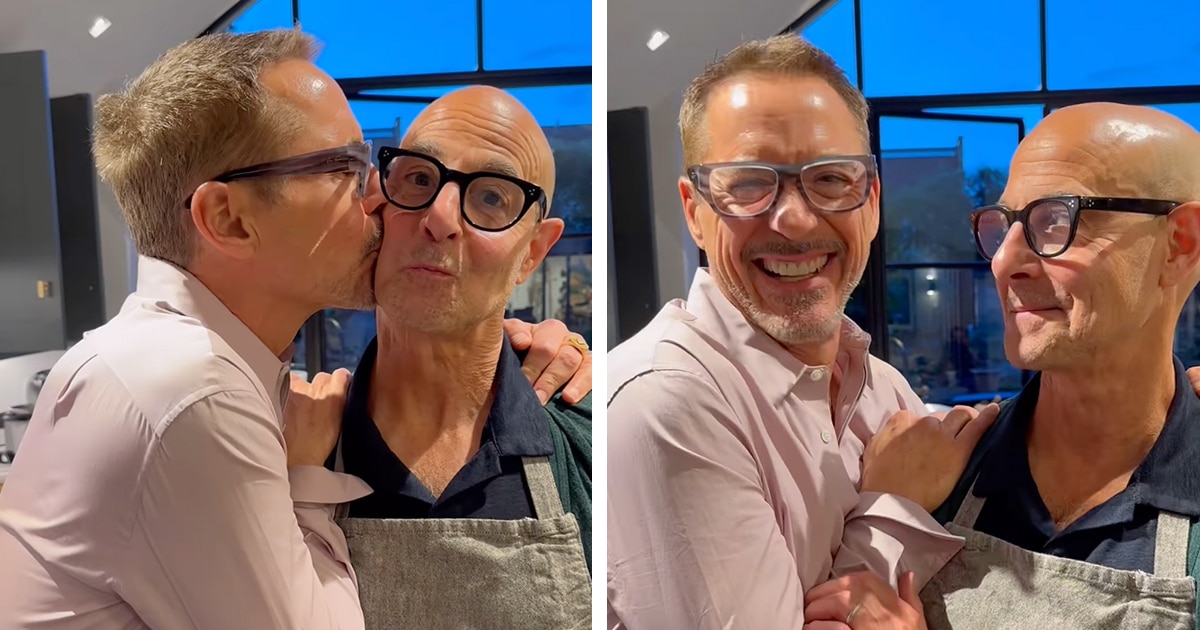 Stanley Tucci Made Robert Downey Jr. a Delicious Fish Dinner