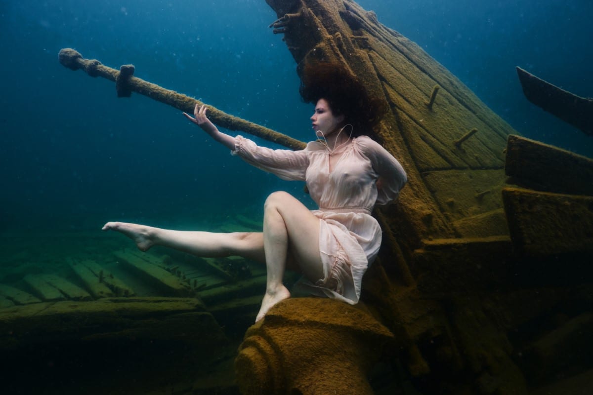 World Record Underwater Photo Shoot by Steve Haining