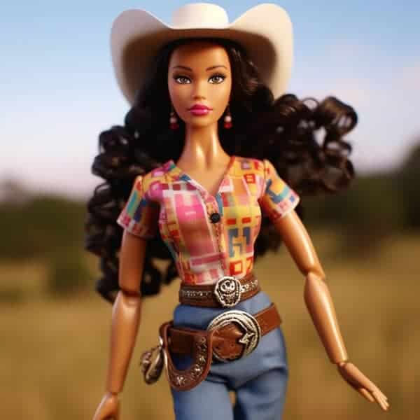 AI Generated Barbies to Represent Texas