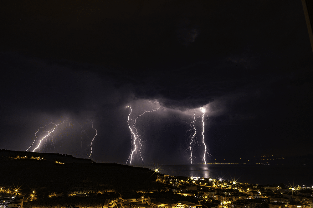 Lightning Storm in Turkey by Ugur Ikizler