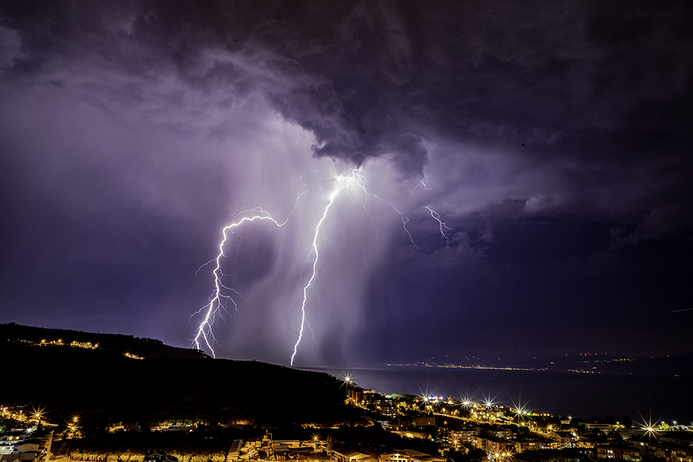 Lightning Storm in Turkey by Ugur Ikizler