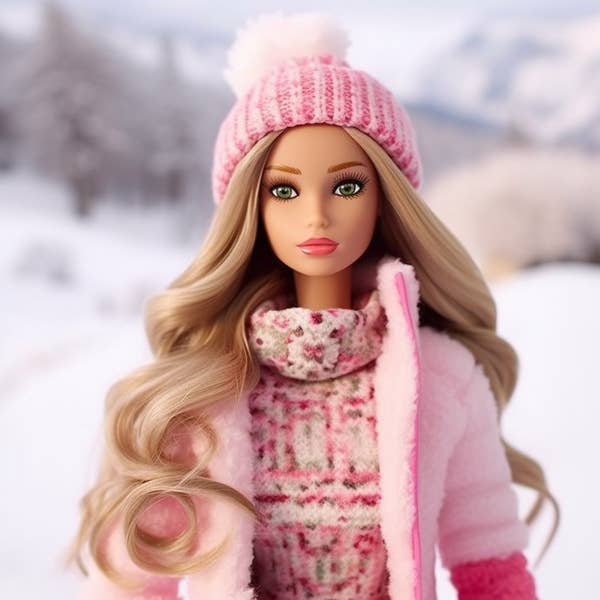 AI Generated Barbies to Represent Vermont