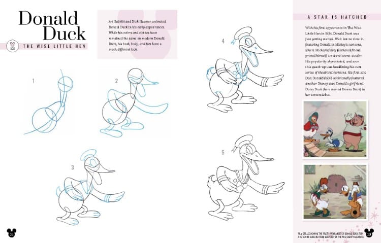Donald Duck Layout in 100 Years of Disney Wonder