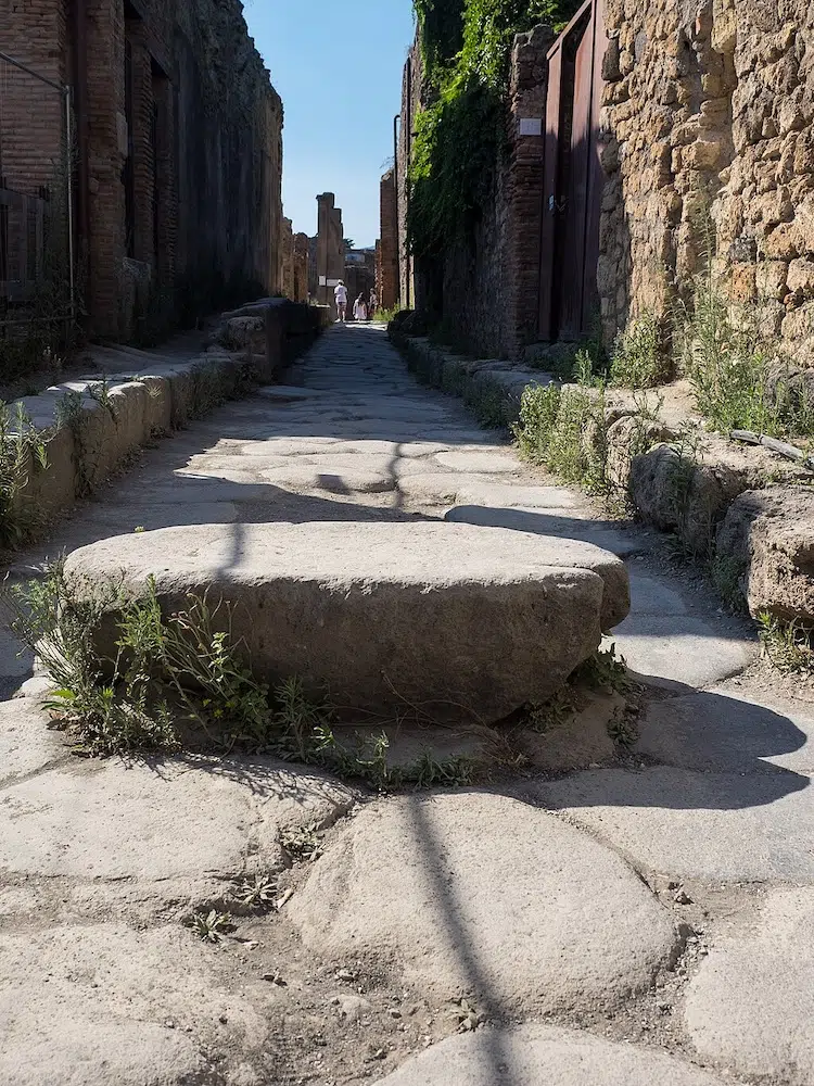Roads in Pompeii