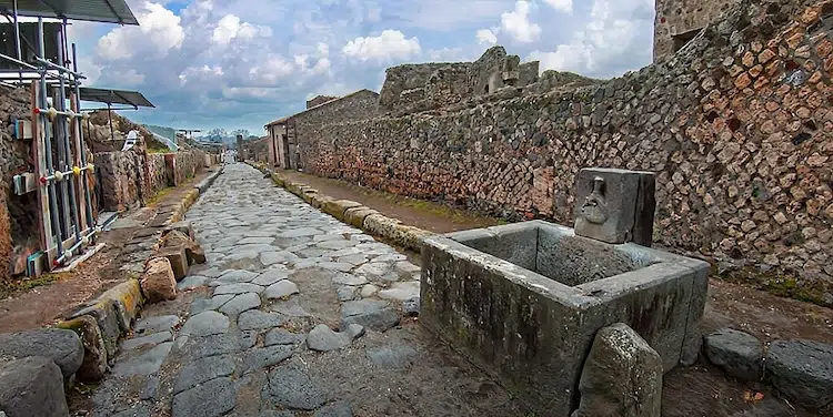 Roads in Pompeii