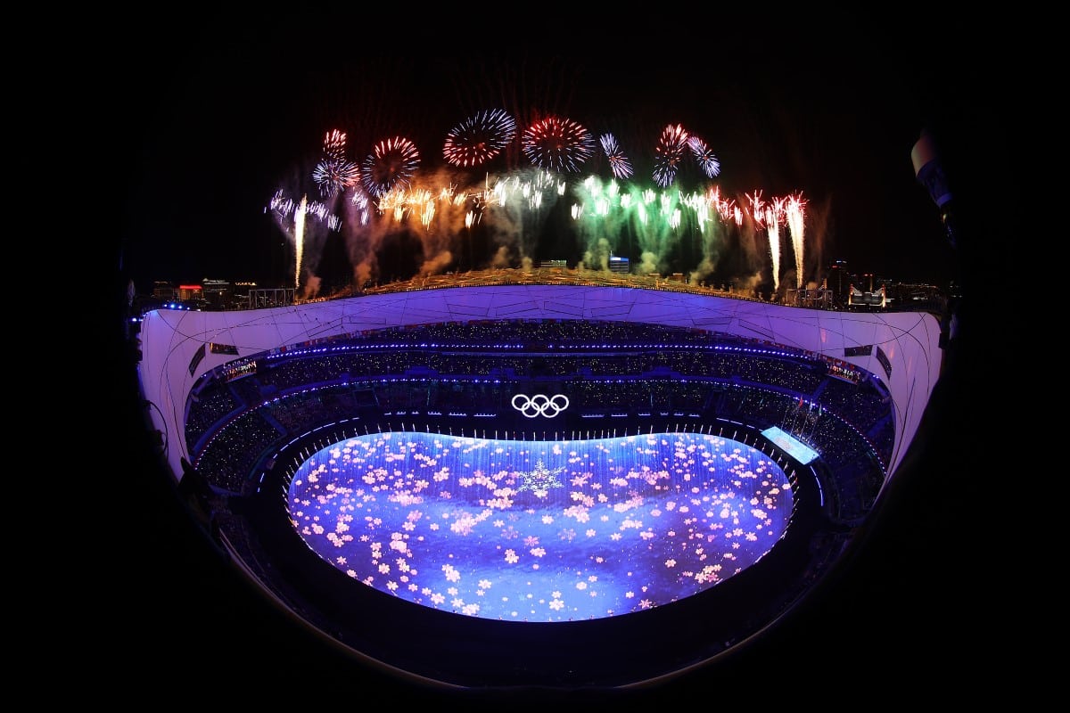 Firework Display at End of the Beijing Olympics
