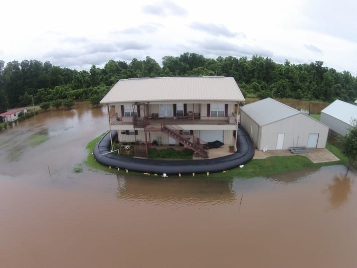 AquaDams installed in Natchitoches, LA.