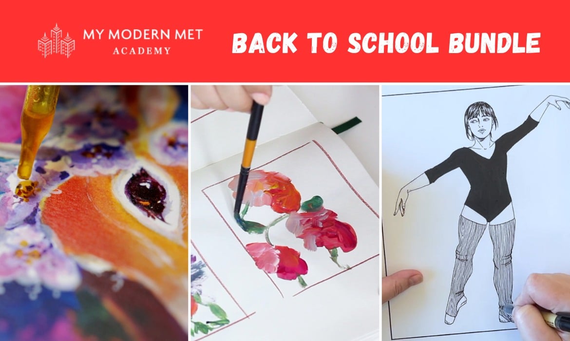 Celebrate the School Year & Get 3 Online Art Classes for a Special Price