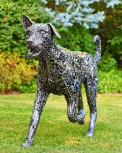 Artist Brian Mock Turns Scrap Metal Parts Into Animal Sculptures