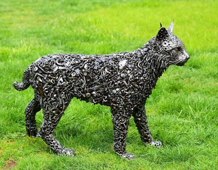 Upcycled Metal Sculptures by Brian Mock